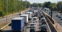 LiveM6 updates as lorry overturns and bursts into flames causing rush hour delays