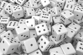 Only those with sharp minds find odd object in pile of dice within 10 seconds