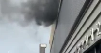 Westfield shopping centre evacuated as huge fire engulfs building and public sent urgent warning
