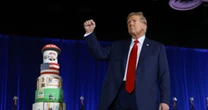 Inside Donald Trump's bizzare birthday party as he tells voters 'we don't need your vote'