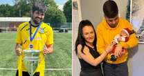 Young dad can no longer recognise his girlfriend after going for header playing football