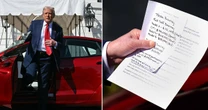 Donald Trump's handwritten notes in bizarre White House 'Tesla sales pitch' exposed
