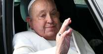 Pope Francis's frail voice heard for first time since hospital admission three weeks ago