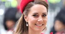 Kate Middleton stuns in red as she returns to join King Charles for poignant service