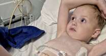 Boy born 'inside out' with bowels on outside must be hooked up to machine 20 hours a day