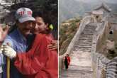 Couple walked from opposite ends of Great Wall of China to meet in the middle - then they broke up