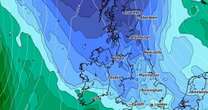 UK weather: New maps show 603-mile -4C icy front with Brits set to freezeWeather