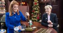 Fergie begs for stint on Coronation Street as she shows off pint-pouring skills in RoversDuchess of York