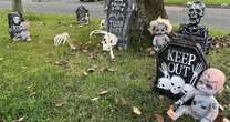 Mum is forced to tear down 'triggering' Halloween display after a single complaintHalloween