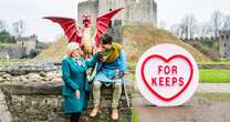 Iconic UK landmarks receive giant Love Hearts in Valentine's Day surprise