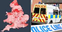 Most dangerous places to live in England and Wales MAPPED - is your area on the list?