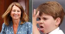 Prince Louis' very cheeky six-word remark to Kate Middleton's mum uncovered