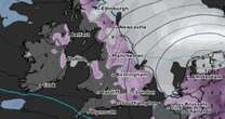 UK snow map turns purple as huge 550-MILE wall set to blast Brits in just days