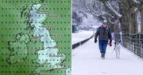 UK weather maps show snow to follow -3C deep freeze with just three areas spared