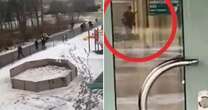 Sweden shooting: Terrifying footage shows gunman prowling corridors and firing at victims