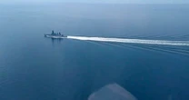 Moscow video 'shows Royal Navy warship chased out of Ukrainian waters' by Russian jets
