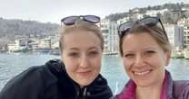 Jilted girlfriend gets revenge on love rat by confronting him on holiday with other woman