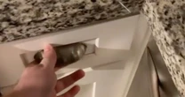 Terrible kitchen design 'nightmare for burglars' as doors only open in certain order