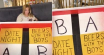Crafty man tricks girlfriend into agreeing for him to go for beers with the lads