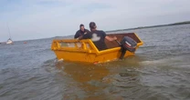 Marine engineers turn skip into a motorboat - and now plan to cross the channel in it