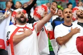 Buskers roped in to World Cup to sing chants for sober fan on booze-free beer