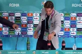 Italy's Manuel Locatelli copies Cristiano Ronaldo by snubbing Coca-Cola at Euro 2020