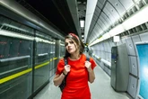 Woman filming outfit video at station shocked by tannoy worker's 'rude' reaction