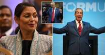 Priti Patel takes swipe at Nigel Farage's Reform in fight for Donald Trump's attention