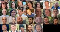 Faces of the 33 Hamas hostages set to be freed in first phase of Gaza ceasefire