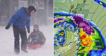 UK snow: Storm Éowyn maps show exact time FIVE INCHES will bury half of Britain in just six hours