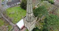 Steeplejack plunges 60ft to his death from church spire after safety system fails