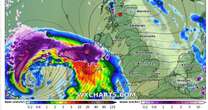 Weather maps show Storm Eowyn path as it blasts Brits with fierce wind, rain and snow