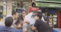 'US serviceman' attacked in Izmir street as violent crowd place sack over his head