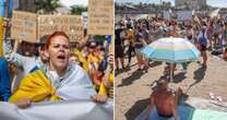 Tenerife tourist protests restart after holidaymakers get trapped on volcano sparking rescue mission