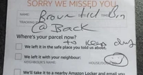 Woman fuming after Amazon courier's decision to put parcel in bin goes wrong