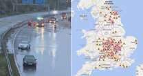 Flood warnings issued across UK after horror overnight rainfall - full list of all 195 areasFloods