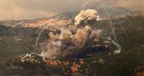 Moment Israel launches more strikes on Lebanon as death toll hits 45