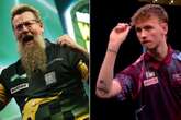 Simon Whitlock's son almost hits two nine-darters – using dad's arrows