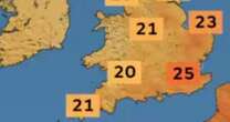 UK weather: Britain forecast scorching 25C roaster today - but there's a catch