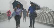 Met Office thunderstorm warnings as Brits face 36 hours of travel and flooding chaosFloods