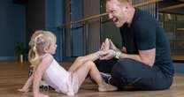 Greg Rutherford goes to dad-only ballet class as 7 in 10 want to do more with kids