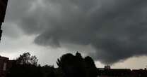 Moment 'tornado' hits sleepy town as UK battered by thunderstormsVIDEOTornado