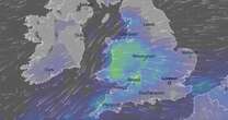 UK Weather forecast of horror thunder and lightning as storms turn maps blue