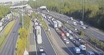 M60 traffic chaos as 'multi-vehicle crash' sparks 5 mile delays on major motorway