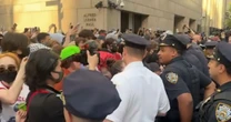 Columbia University protests: Two police officers injured after 'outrageous' crowd surge