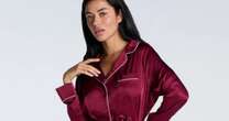 Boux Avenue’s burgundy satin pyjamas look so luxe - they’re perfect for the festive season