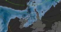 UK weather: New maps reveal exact date 350 mile 'wall' of rain to pelt BritainWeather