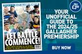 YOUR UNOFFICIAL GUIDE TO THE 2024/2025 GALLAGHER PREMIERSHIP IS ON SALE NOW