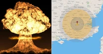 Terrifying map reveals which parts of Britain would be destroyed by Russian nuclear attack