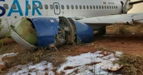 Boeing 737 skids off runway in horror scenes with 73 terrified passengers onboard